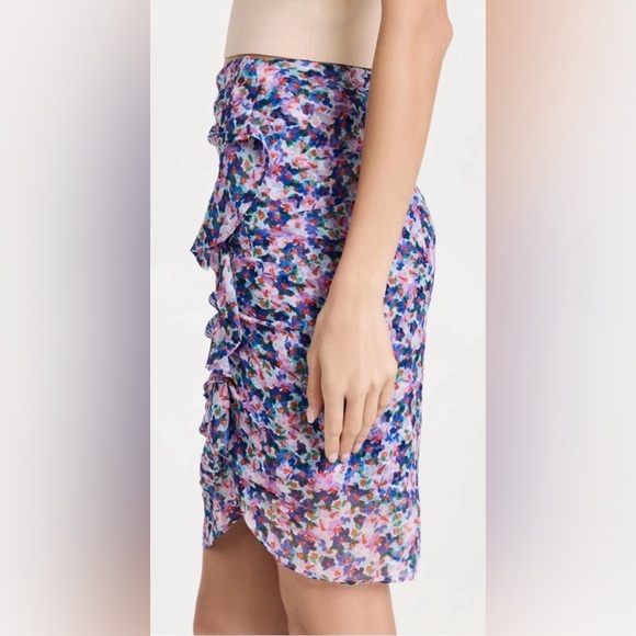 NWT - Veronica Beard Floral Skirt - Size 6 - Picture 5 of 9